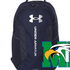 Maple River High School hockey_boys - Midnight Navy/ Metallic Silver Hustle Backpack 6.0