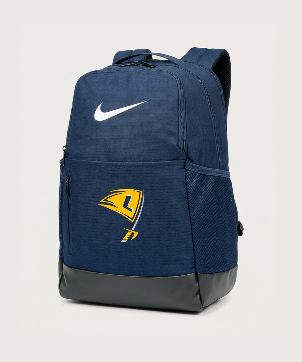 Howard Lake Waverly Winsted High School Football (Boys) - Midnight Navy Nike Brasilia Medium Backpack NKDH7709