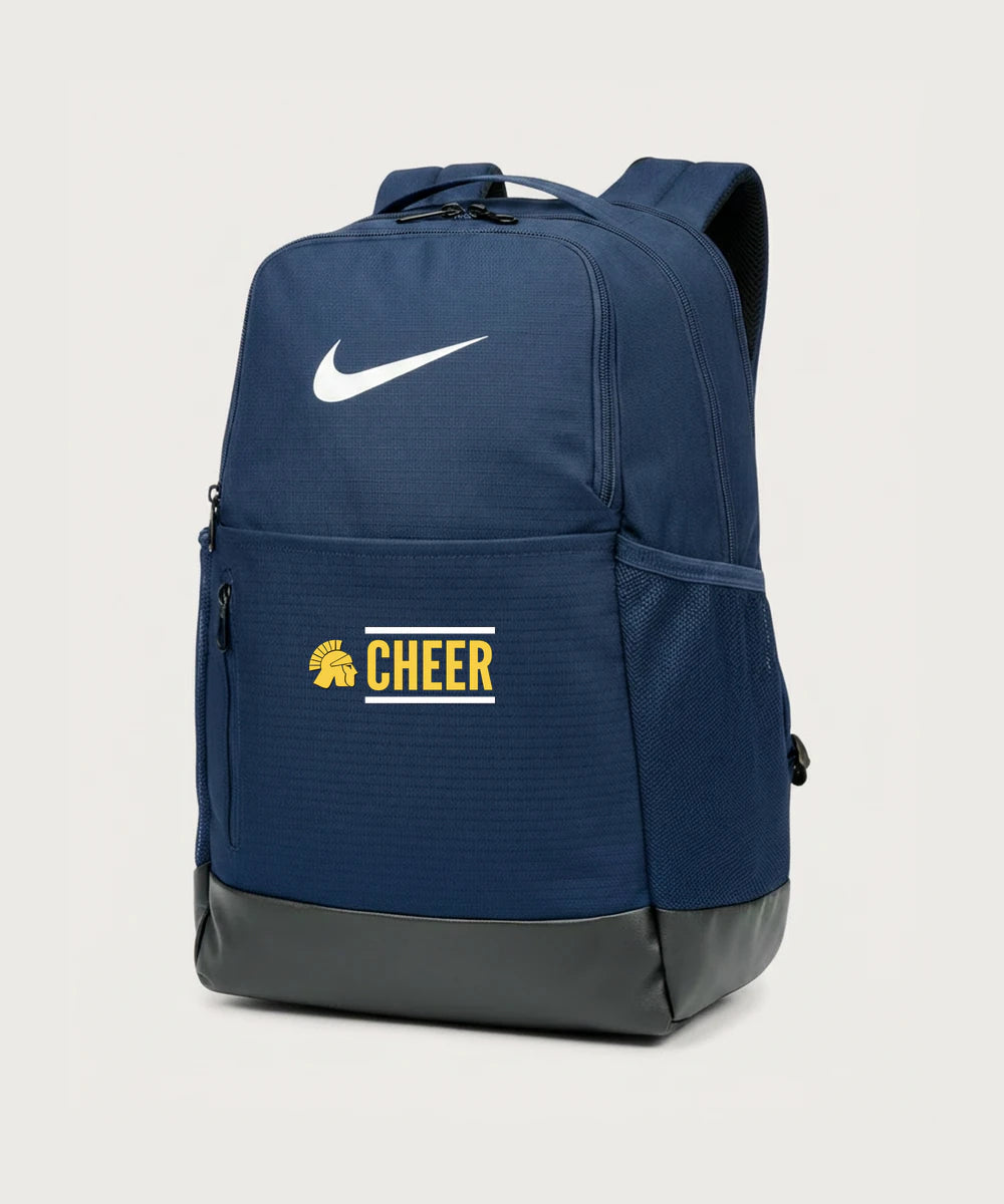 Wausau West High School Cheer - Midnight Navy Nike Brasilia Medium Backpack NKDH7709