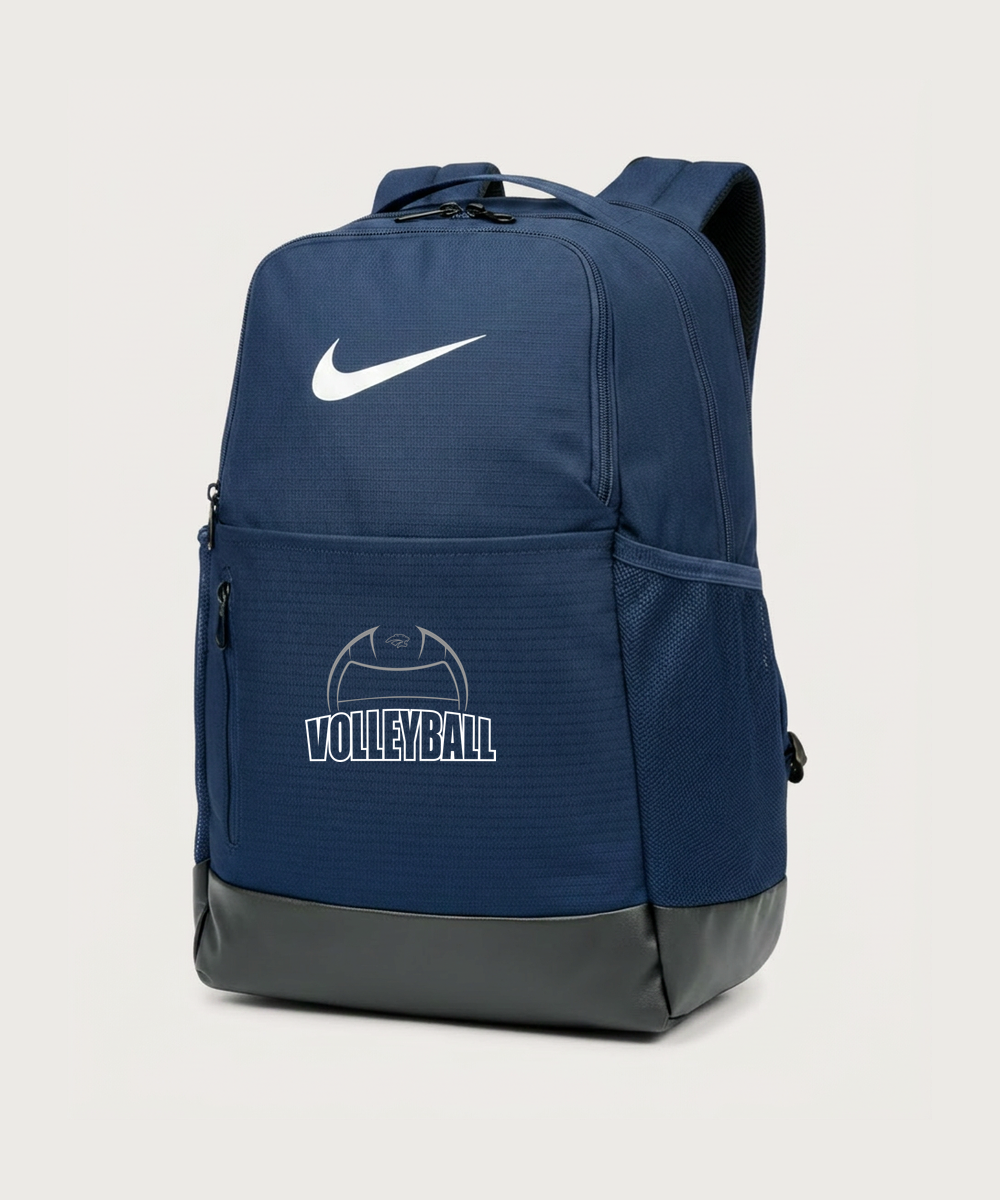 Zumbrota Mazeppa High School Volleyball (Girls) - Midnight Navy Nike Brasilia Medium Backpack NKDH7709