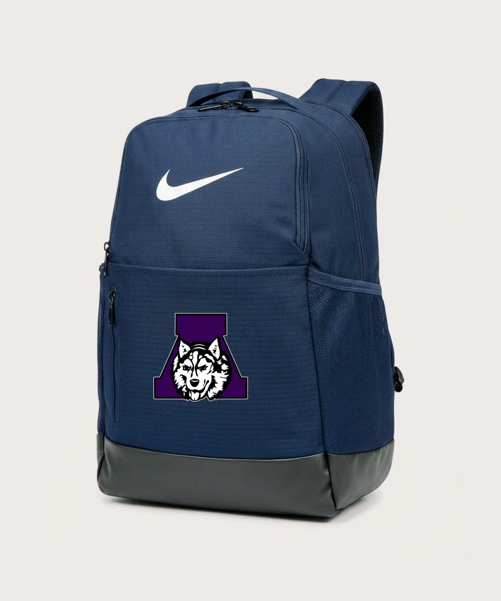 Albany High School Cheerleading - Midnight Navy Nike Brasilia Medium Backpack NKDH7709