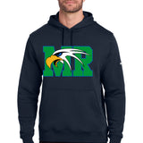 Maple River High School hockey_boys - Midnight Navy Nike Club Fleece Sleeve Swoosh Pullover Hoodie NKDR1499