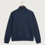 Polo HS Football general - Midnight Navy Nike Club Fleece Sleeve Swoosh 1/2-Zip NKDX6718 (back)