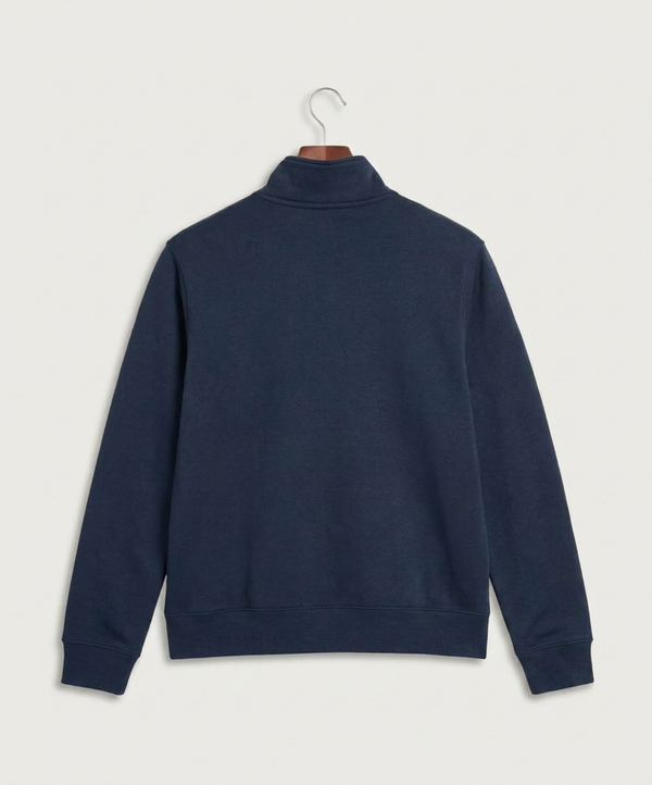 Sargent County High School Football (Boys) - Midnight Navy Nike Club Fleece Sleeve Swoosh 1/2-Zip NKDX6718 (back)