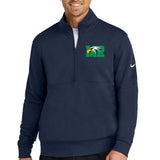 Maple River High School hockey_boys - Midnight Navy Nike Club Fleece Sleeve Swoosh 1/2-Zip NKDX6718