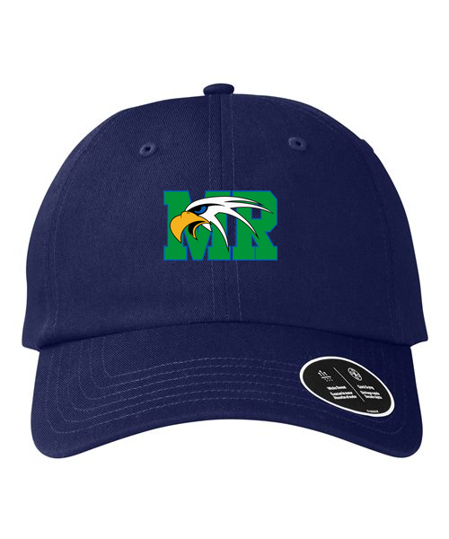 Maple River High School hockey_boys - Midnight Navy/ Pitch Grey Team Chino Cap