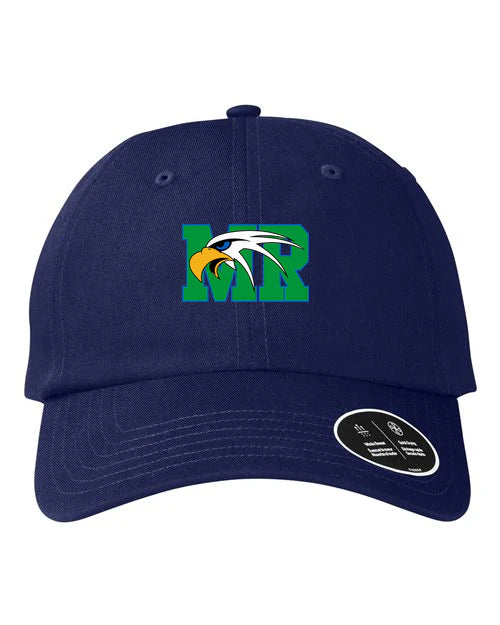 Maple River High School hockey_boys - Midnight Navy/ Pitch Grey Team Chino Cap