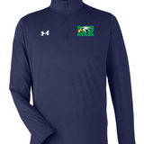 Maple River High School hockey_boys - Midnight Navy/ White Men's Team Tech™ Quarter-Zip Pullover