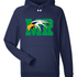 Maple River High School hockey_boys - Midnight Navy/ White Men's Rival Fleece Hooded Sweatshirt
