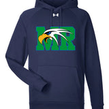 Maple River High School hockey_boys - Midnight Navy/ White Men's Rival Fleece Hooded Sweatshirt