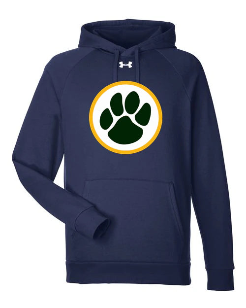 Ashwaubenon High School Football (Boys) - Midnight Navy/ White Men's Rival Fleece Hooded Sweatshirt