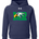 Maple River High School hockey_boys - Midnight Navy/ White Youth Rival Fleece Hooded Sweatshirt