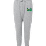 Maple River High School hockey_boys - Mod Grey Light Heather/ White Men's Icon Fleece Joggers