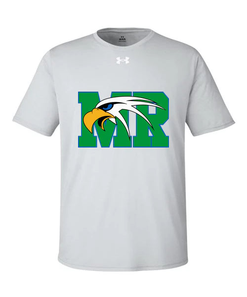 Maple River High School hockey_boys - Mod Grey Light Heather/ White Men's Team Tech™ T-Shirt