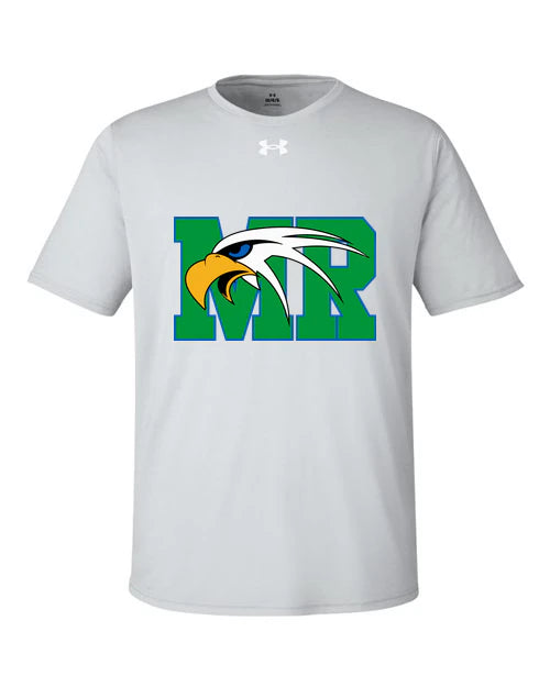 Maple River High School hockey_boys - Mod Grey Light Heather/ White Men's Team Tech™ T-Shirt