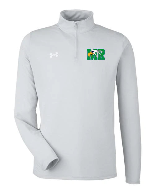 Maple River High School hockey_boys - Mod Grey Light Heather/ White Men's Team Tech™ Quarter-Zip Pullover
