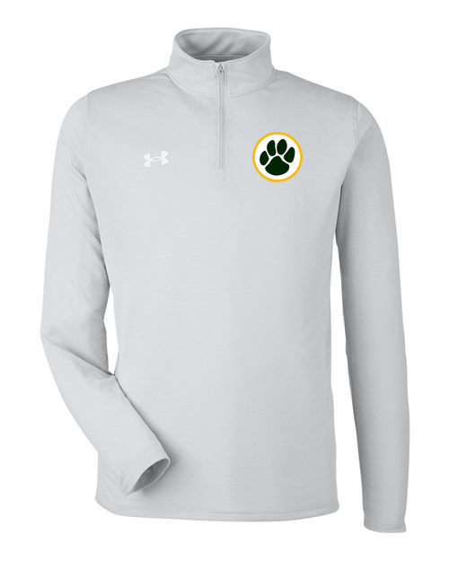 Ashwaubenon High School Football (Boys) - Mod Grey Light Heather/ White Men's Team Tech™ Quarter-Zip Pullover