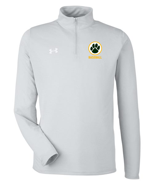 Ashwaubenon High School Baseball (Boys) - Mod Grey Light Heather/ White Men's Team Tech™ Quarter-Zip Pullover