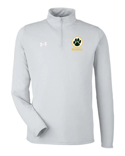 Ashwaubenon High School Baseball (Boys) - Mod Grey Light Heather/ White Men's Team Tech™ Quarter-Zip Pullover