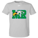 Maple River High School hockey_boys - Mod Grey Light Heather/ White Youth Tech™ Team T-Shirt
