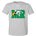 Maple River High School hockey_boys - Mod Grey Light Heather/ White Youth Tech™ Team T-Shirt
