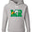 Maple River High School hockey_boys - Mod Grey Light Heather/ White Youth Rival Fleece Hooded Sweatshirt