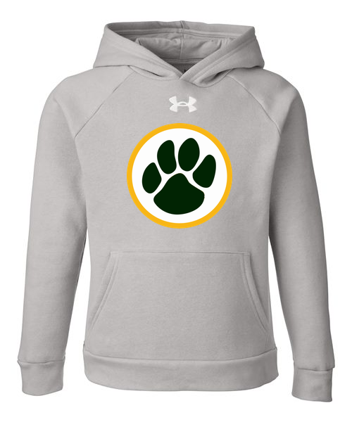 Ashwaubenon High School Football (Boys) - Mod Grey Light Heather/ White Youth Rival Fleece Hooded Sweatshirt