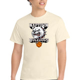 Naptown basketball_boys - Natural Port & Co Core Cotton Tee. PC54