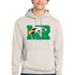 Maple River High School hockey_boys - Natural Port & Co Core Fleece Pullover Hooded Sweatshirt. PC78H