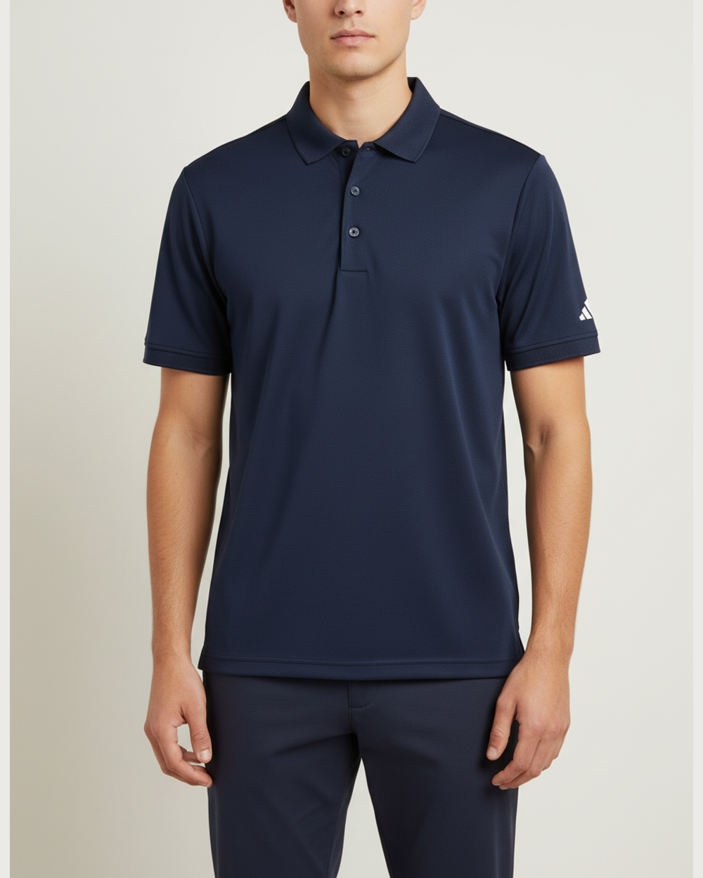 Notre Dame High School Team Store - Navy Polo - Left Chest (model)