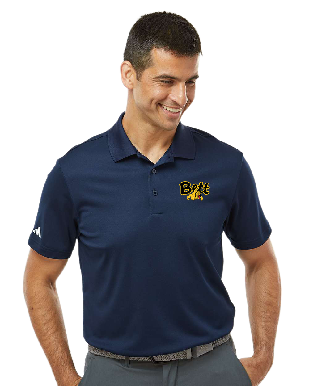 Test 222 - Navy Polo - Left Chest