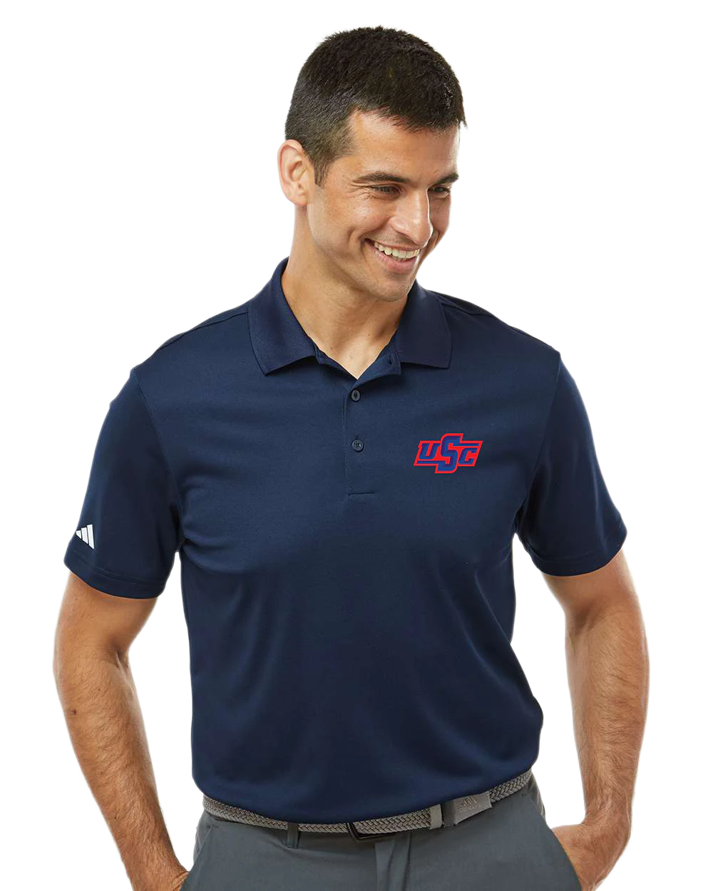 Wells Baseball & Softball - Navy Polo - Left Chest