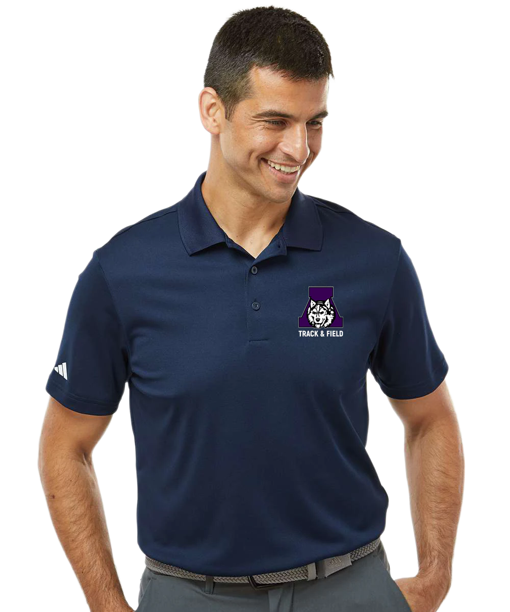 Albany Track & Field - Navy Polo - Left Chest