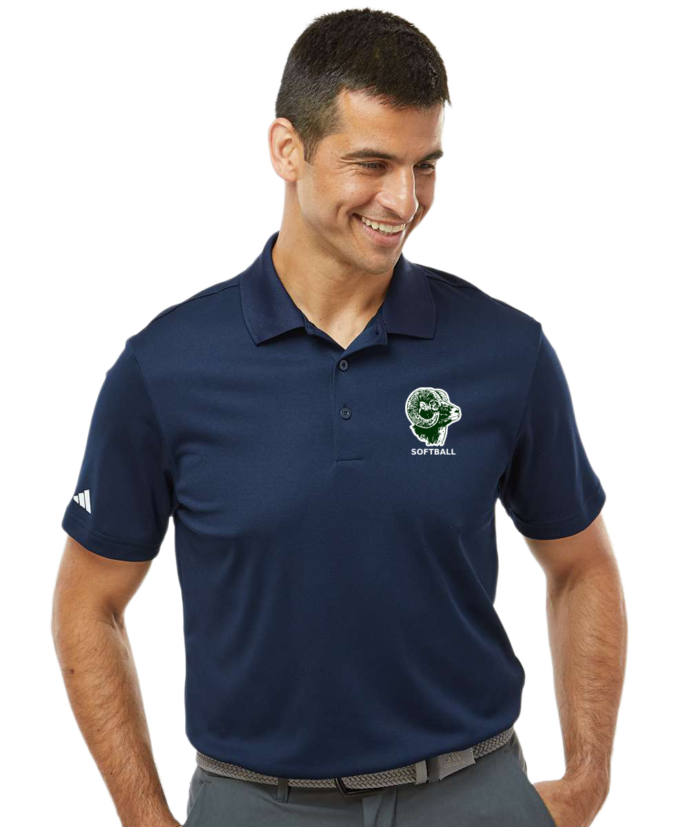 Roseau Softball - Navy Polo - Left Chest