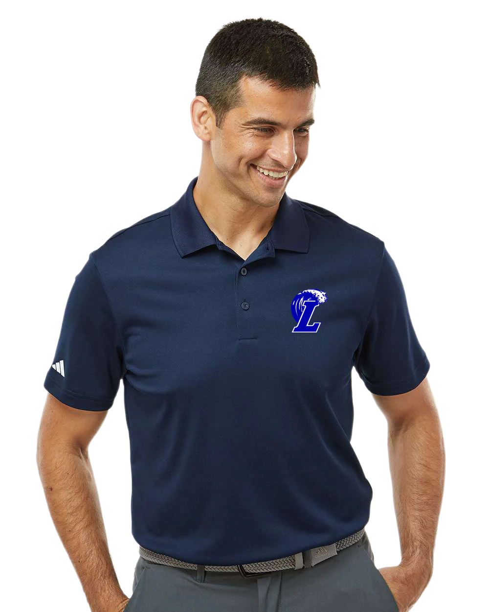 Lakeview Football - Navy Polo - Left Chest