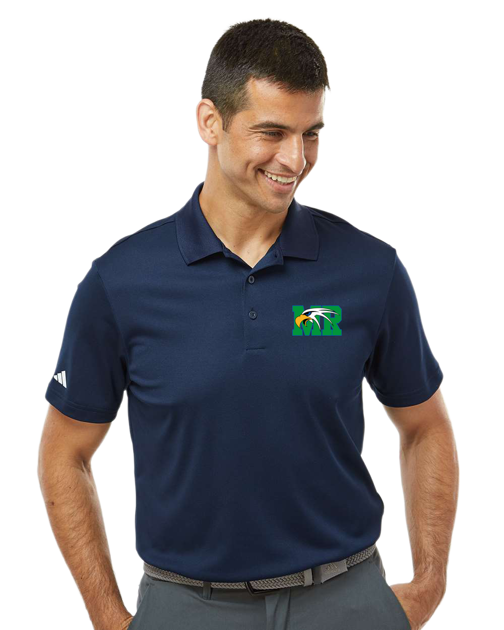 Maple River - Navy Polo - Left Chest