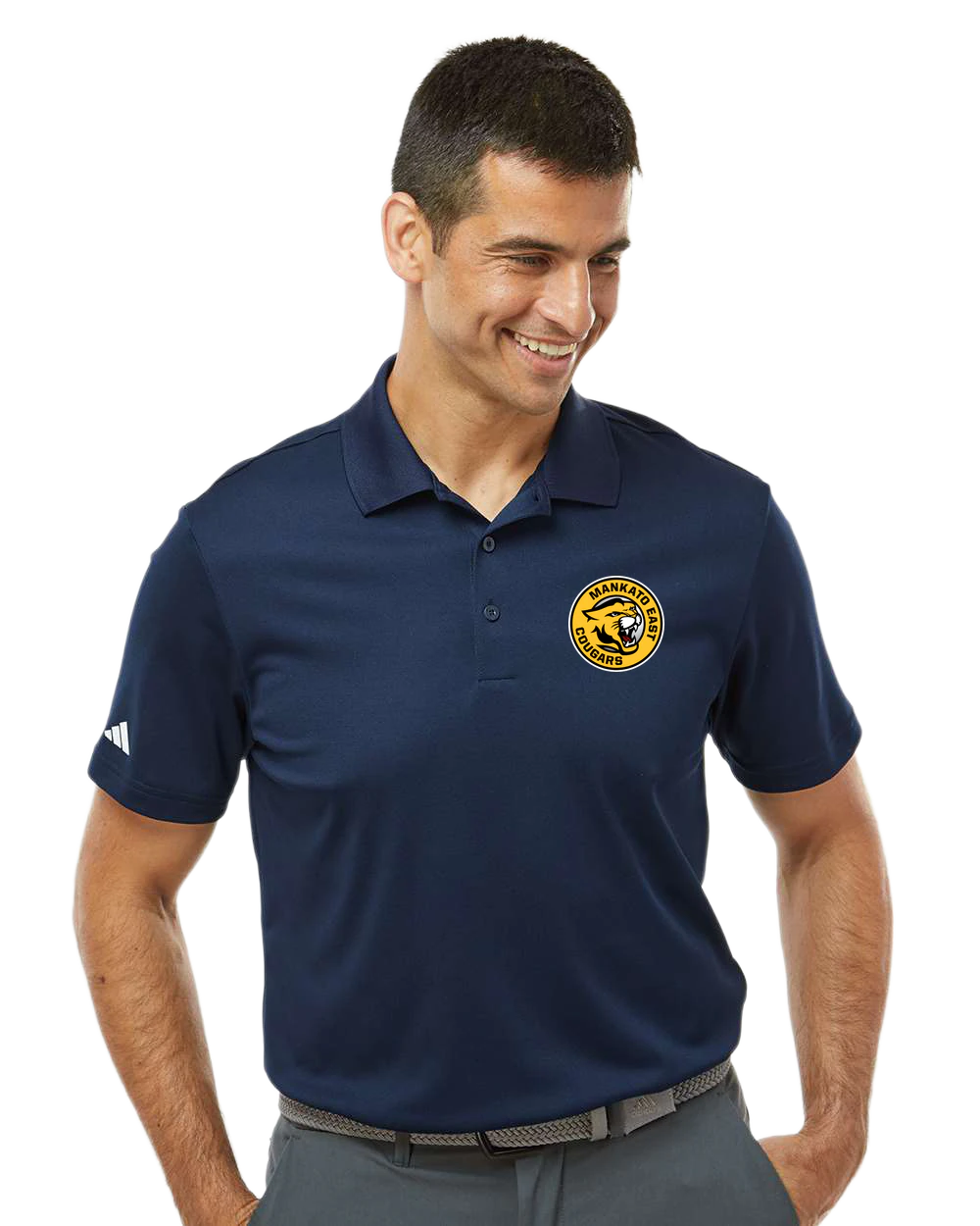 Mankato East Spring - Navy Polo - Left Chest