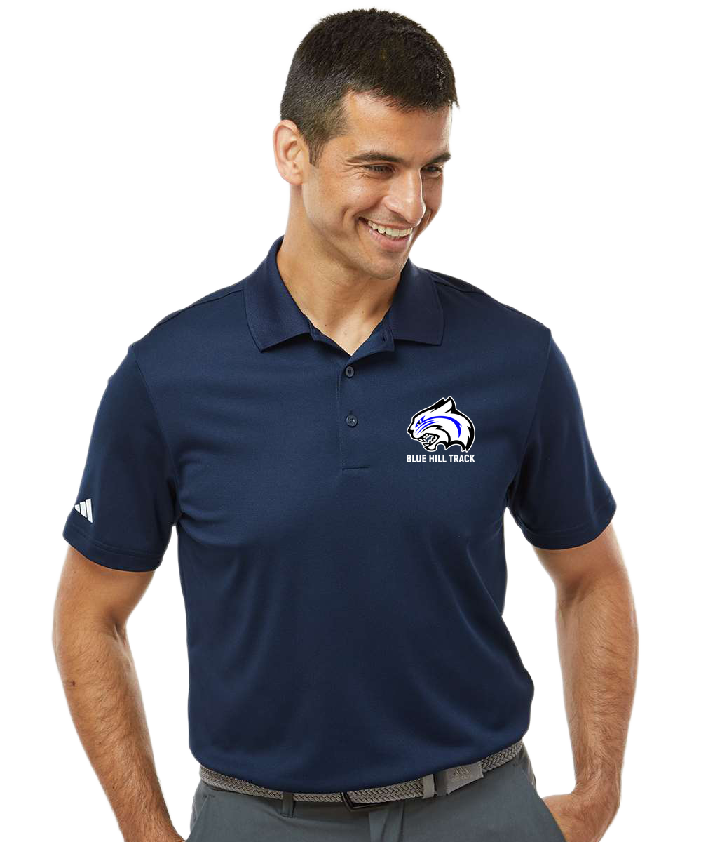 Blue Hill High School - Navy Polo - Left Chest
