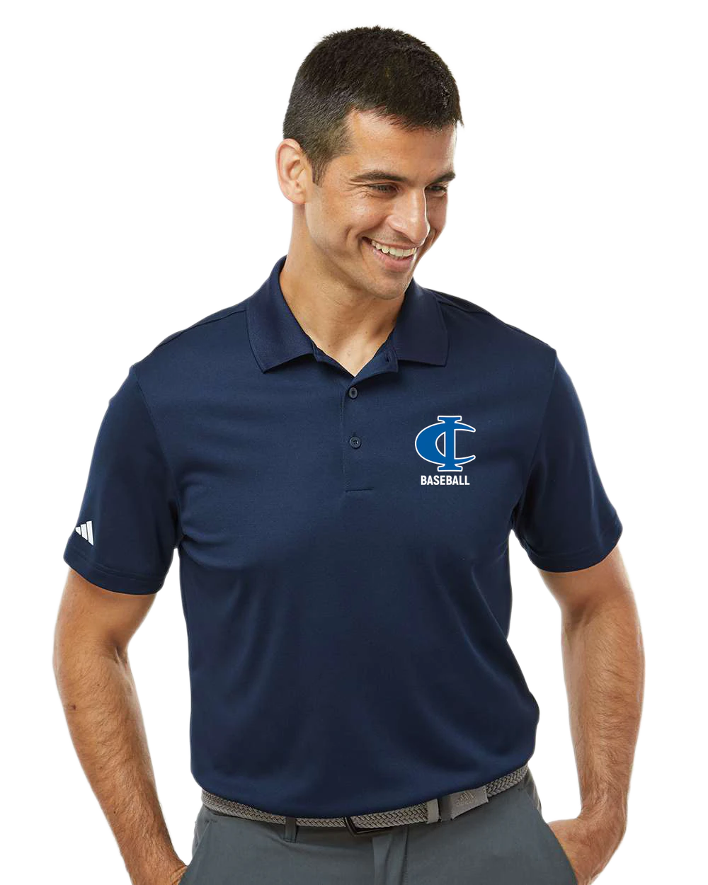 Cambridge Isanti Baseball - Navy Polo - Left Chest