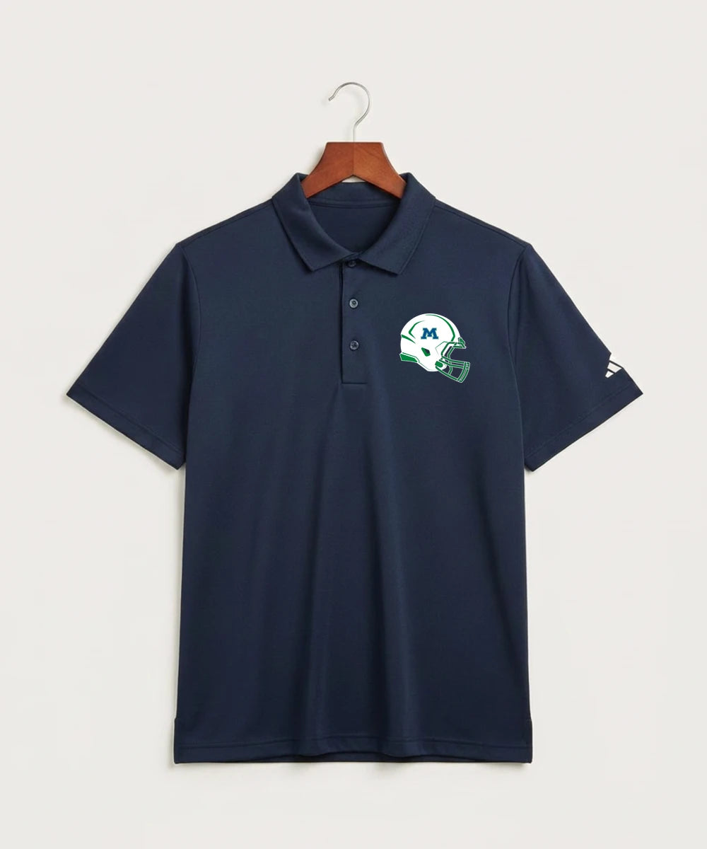 Minnewaska Area High School Football (Boys) - Navy Polo - Left Chest