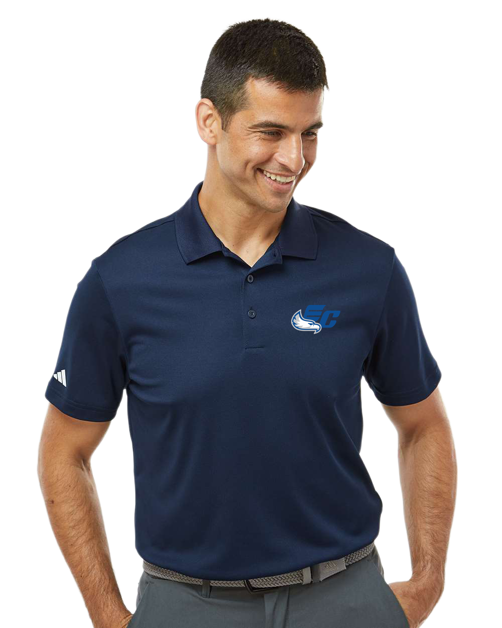 East Central Spring Sports - Navy Polo - Left Chest