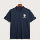 Polo HS Football general - Navy Polo - Left Chest