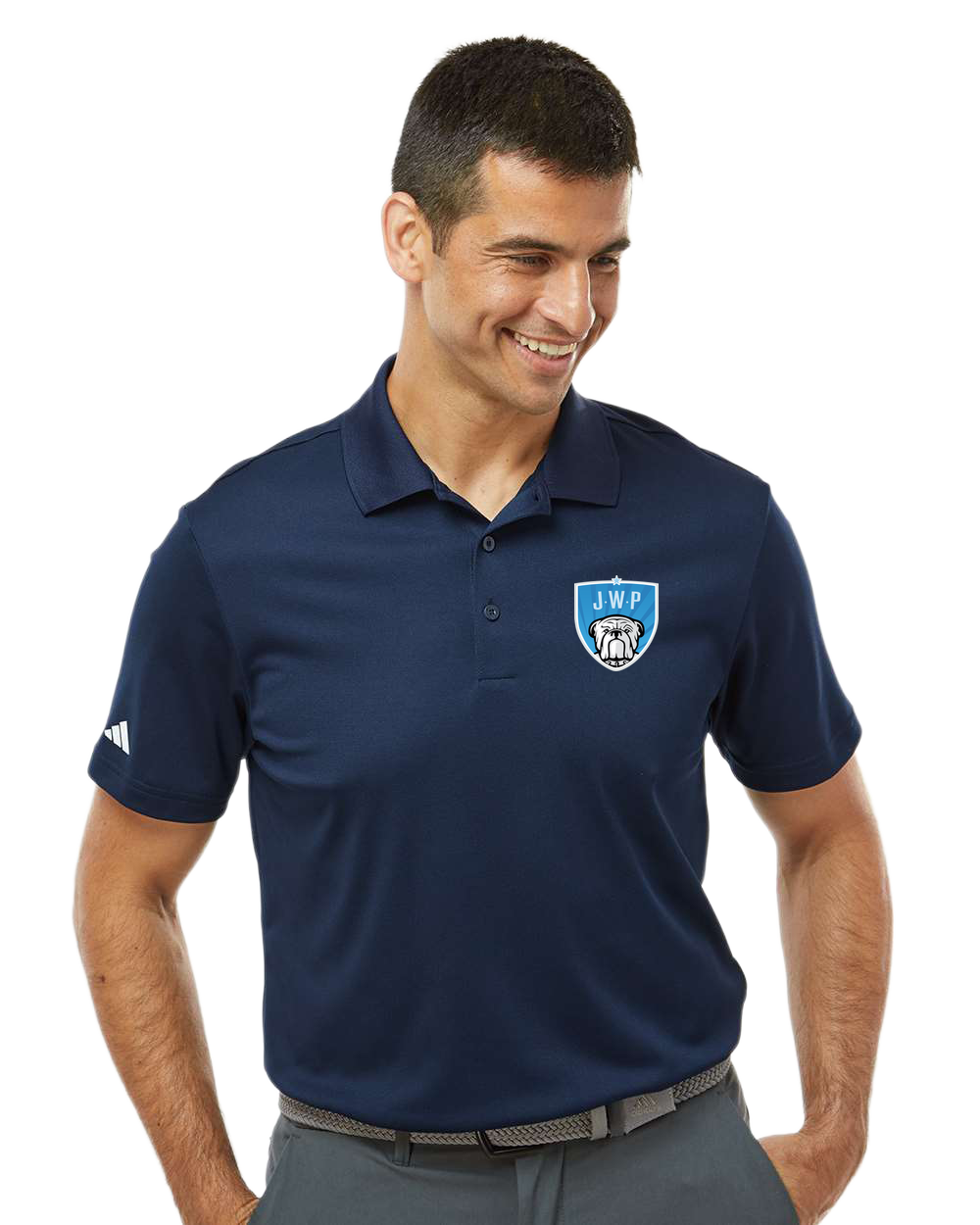 JWP Youth Baseball and Softball - Navy Polo - Left Chest