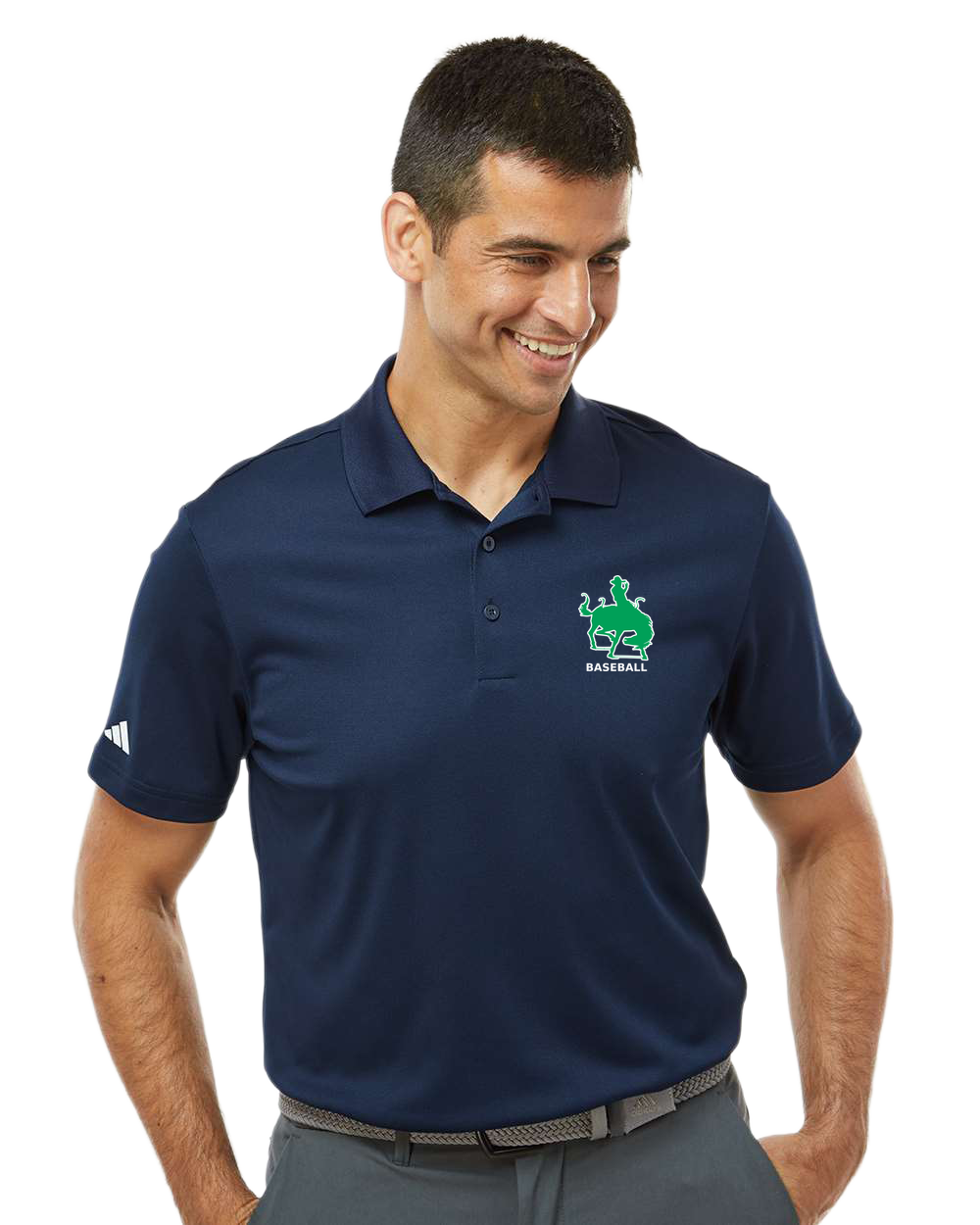 Breckenridge Baseball - Navy Polo - Left Chest