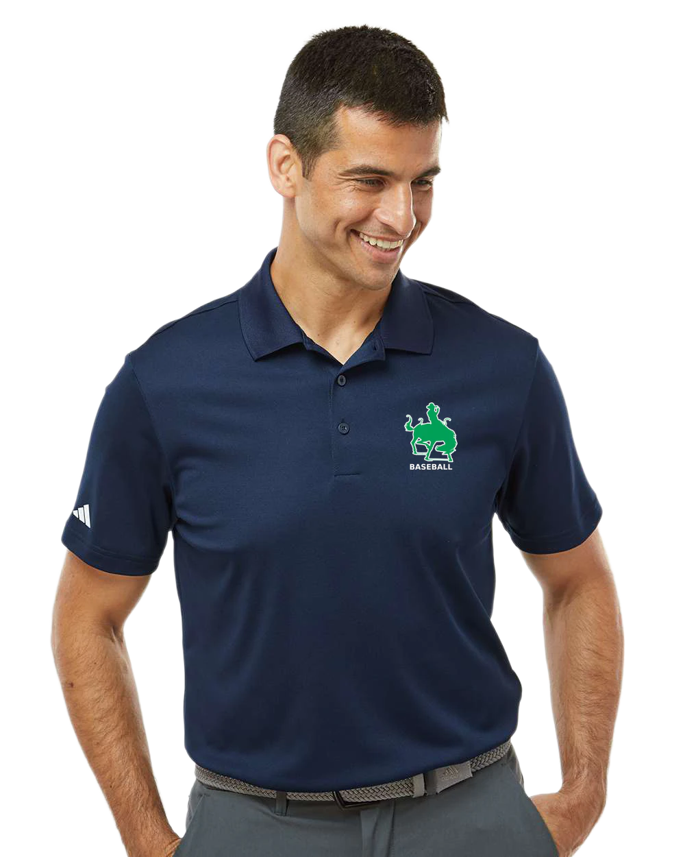Breckenridge Baseball - Navy Polo - Left Chest