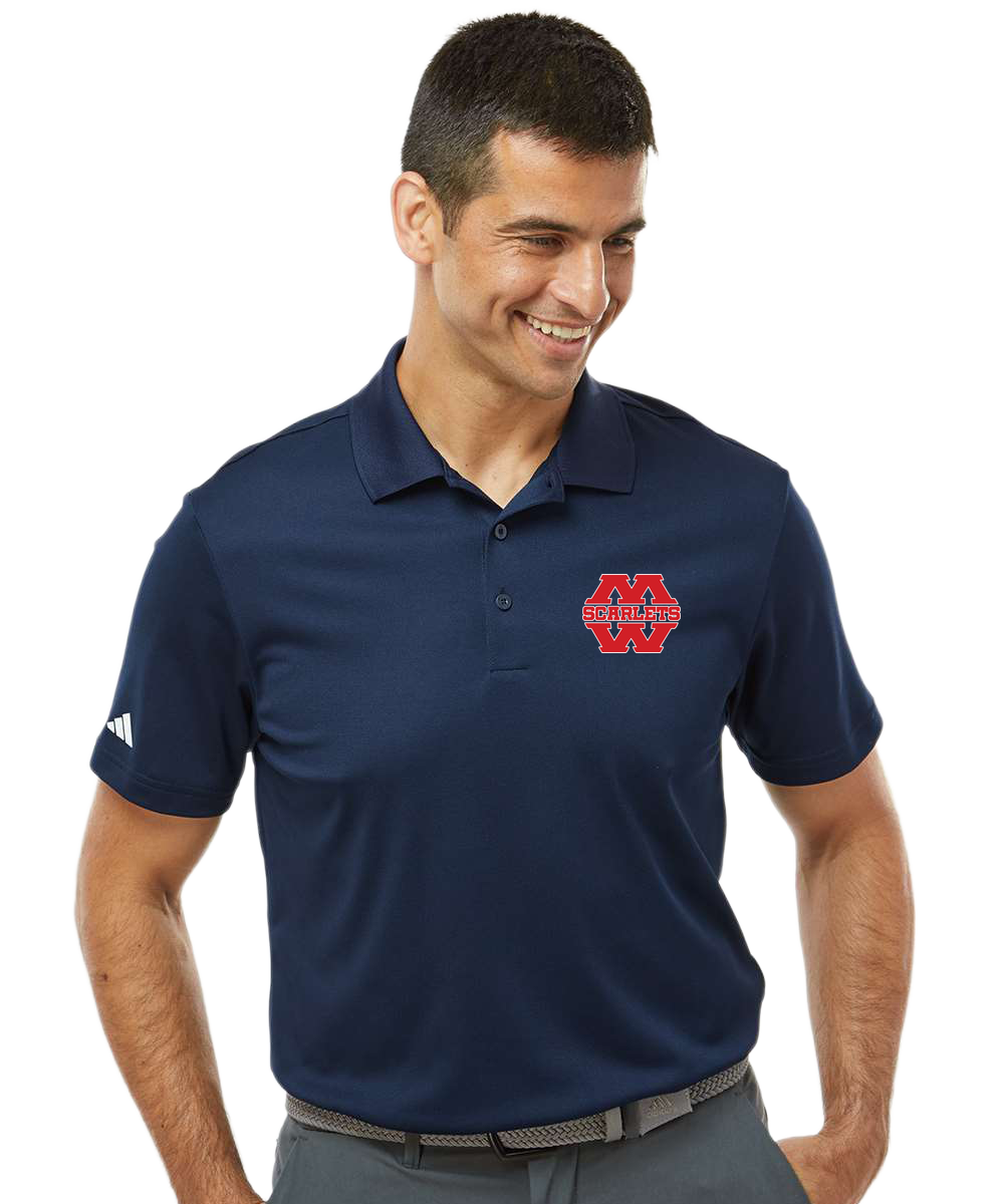 Mankato West Track - Navy Polo - Left Chest