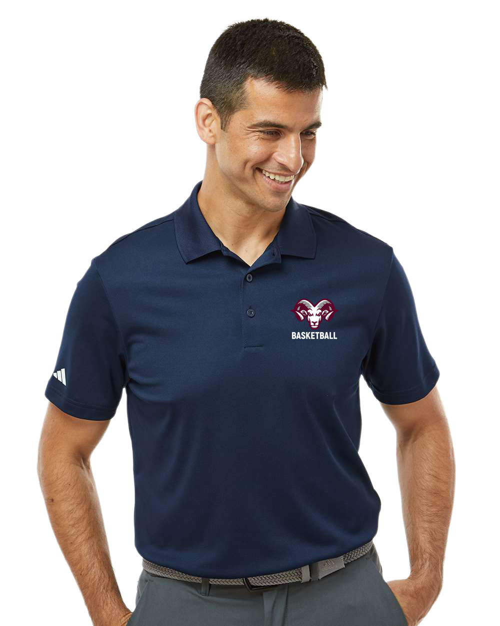 Riverview Basketball - Navy Polo - Left Chest