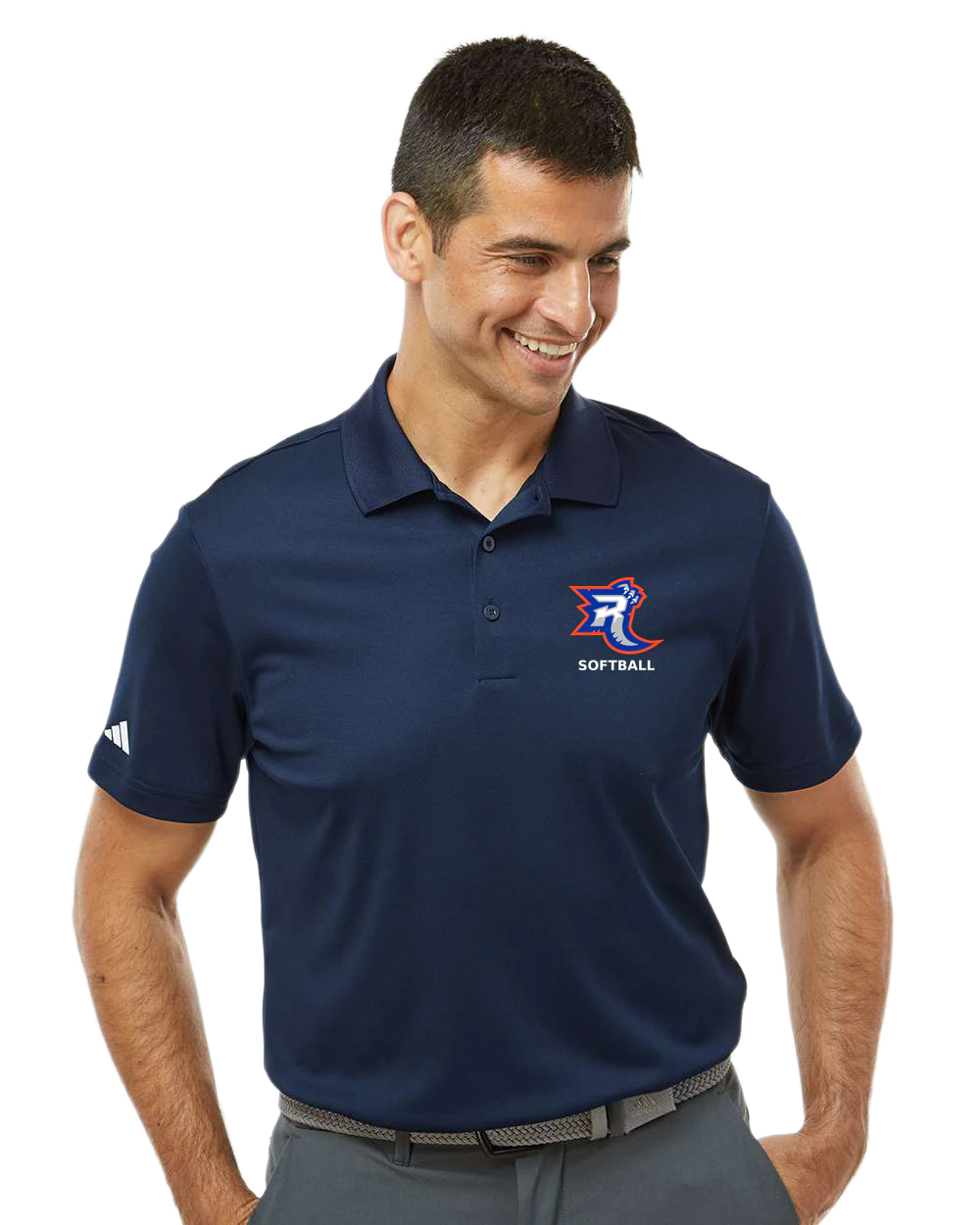 Carlton Wrenshall Softball - Navy Polo - Left Chest