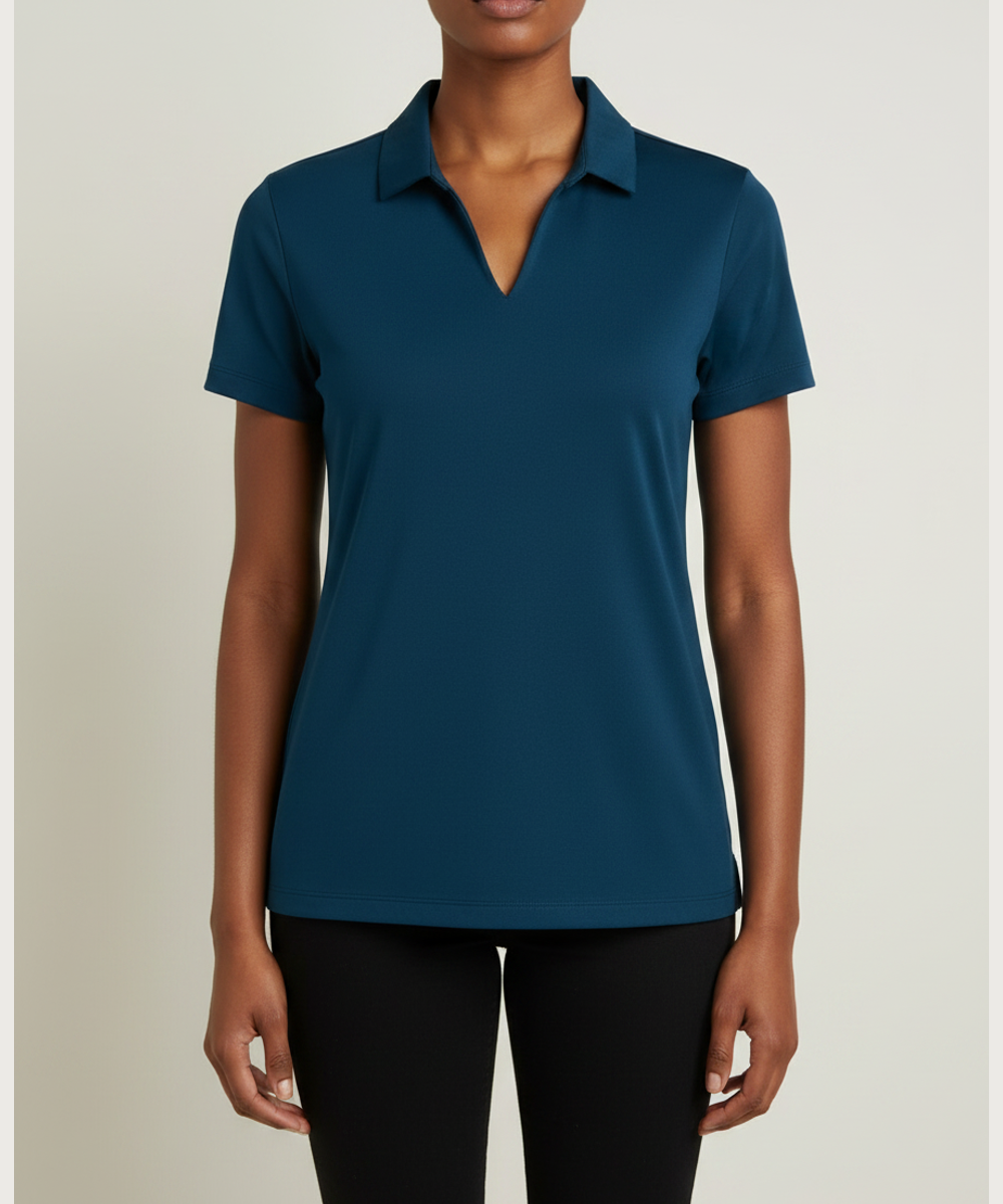 Notre Dame High School Team Store - Navy Polo - Left Chest (model)