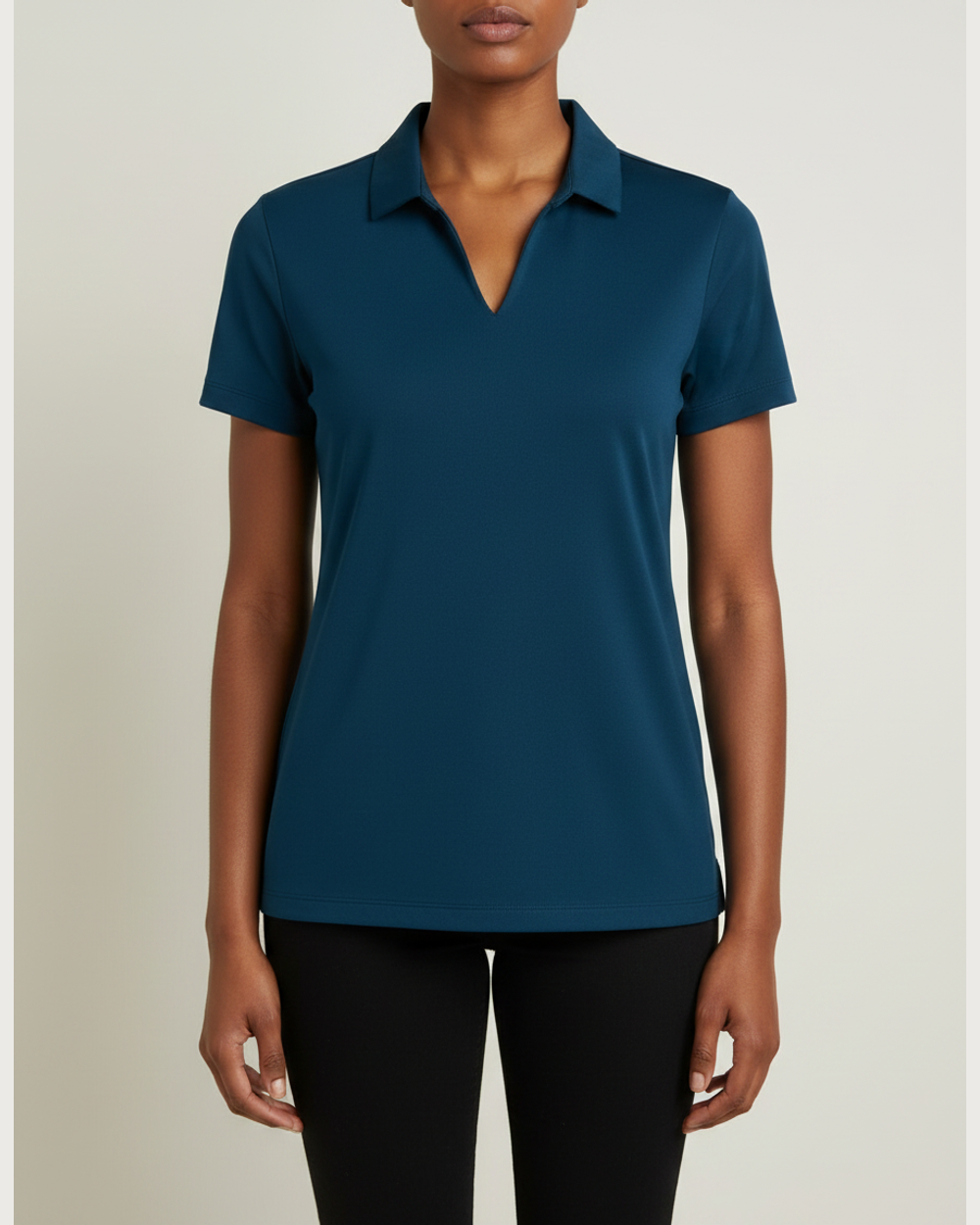Notre Dame High School Team Store - Navy Polo - Left Chest (model)